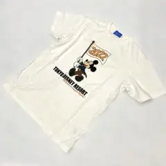 ディズニー　2022 ミッキー Tシャツ Mサイズ　白のサムネイル