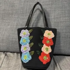 刺繍バッグ ハンドバッグ