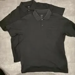 UNIQLO ユニクロ ポロシャツ ブラック Mサイズ 2枚セット