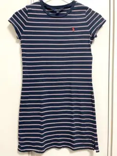 キッズ　polo Ralph Lauren ボーダーワンピース　140㎝