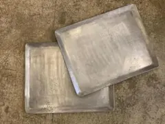 【廃盤品】2枚 PUEBCO ALUMINIUM TRAY アルミニウムトレイL