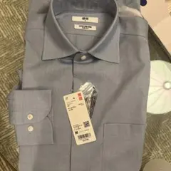 A*様 UNIQLO スーパーノンアイロン シャツ スリムフィット　M ライトブ