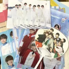 なにわ男子 CD購入特典 クリアファイル ミニうちわ