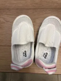 IFME 上履き 16.0 ホワイト/ピンク
