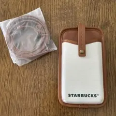 《Starbucks》スマホショルダーホワイト