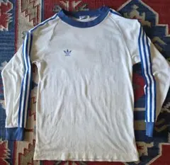 80s adidas デサント製 長袖 ゲームシャツ M - メルカリ