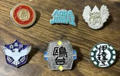 ハイキュー‼︎ 校章ピンバッジ6個セット