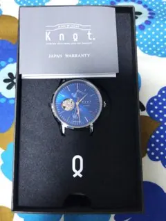 未使用美品Knot 自動巻き時計 CAP-40 SVBU メッシュベルト - メルカリ