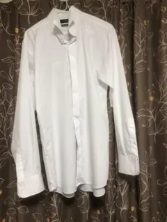 【再値下げしました】美品　ウェディングカラーシャツ　新郎用　タキシード
