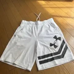 アンダーアーマー HeatGear ショートパンツ M ホワイト　バスパン