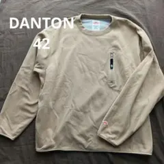 42 DANTON ポーラテック フリース プルオーバー ベージュ