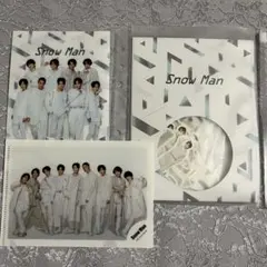 SnowMan フレークシール ミニクリアファイル 2021