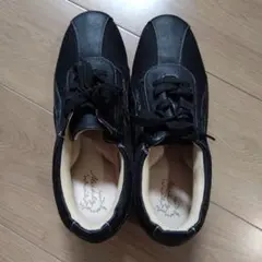 Meekly ジッパー付きスニーカー 黒 25.5cm EEEEのサムネイル