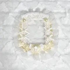 ✧110✧ 硬質カードケース B8 レースデコ ナースメイド 黄色