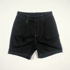 monkey time ユナイテッドアローズ 配色ステッチ ショートパンツ 黒のサムネイル