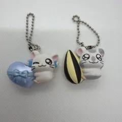 とっとこハム太郎　スイングマスコット　ガチャ　リボンちゃん　こうしくん
