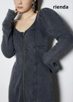 2025年最新】rienda デニムワンピの人気アイテム - メルカリ