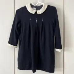 ファミリア 襟付きウールワンピース 90cm