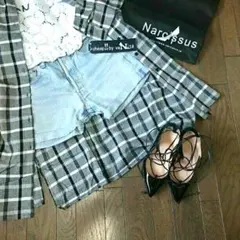 セール‼︎Narcissus ナルシス★インポート スカルスタッズ デニムのサムネイル
