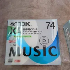 TDK 音楽用 CD-R 74分 5枚パック 1〜2セットまでの購入相談可