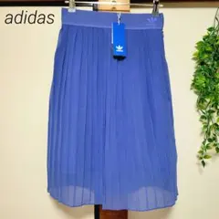 【新品】adidas アディダス オリジナルス プリーツスカート ブルー Sのサムネイル