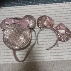 ディズニー ミニー キラキラ カチューシャ セット