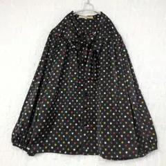 GIVENCHY GLAMOUR ボウタイ ドットブラウス 13号のサムネイル