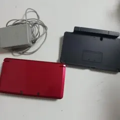 ニンテンドー3DS レッド 充電器付き カセット ポケットモンスターパール Y