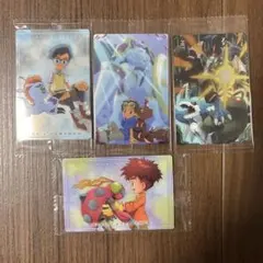 デジモン ウエハースカード 4枚セット