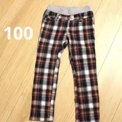 MPS チェック柄 ボトムス 100cm