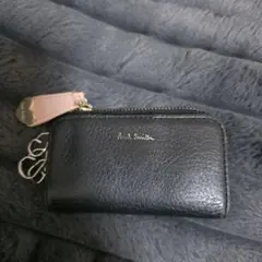 Paul Smith ブラック レザー キーケース