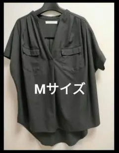 ARCHIVES 半袖ブラウス　ブラック Mサイズのサムネイル