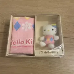 激レア　ハローキティ　マスコットホルダーとプチタオル