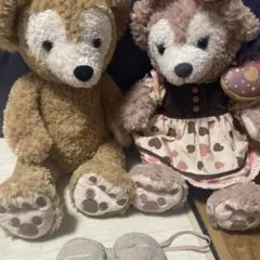 ディズニー　ダッフィ　シェリーメイ ぬいぐるみ　バレンタイン