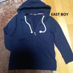 新品 EAST BOY ネイビー ジップアップパーカーのサムネイル