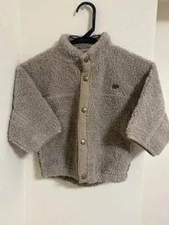 ベージュ ボア アウター 90サイズ