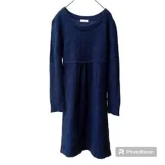 VIS ビス 【M】ひざ丈ワンピース 美品 アルパカ レディース USED 古着