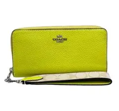 COACH 長財布 レディース イエローグリーン 新品未使用 CK427 - メルカリ