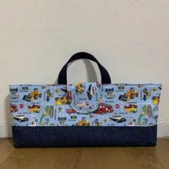 ハンドメイド お道具袋 トートバッグ レッスンバッグ キルティング