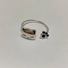 新品未使用　かわいい　猫　ぷーちゃん　リング　プレゼント