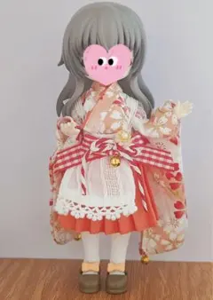 シュガー100％ドール服アウトフィットクラファン限定特典BJD着せ替え和服セット