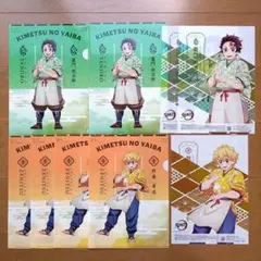 鬼滅の刃 竈門炭治郎 我妻善逸 クリアファイル クリアポスター 計9枚セット