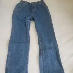 デニム ロングパンツ 140cm　綿100のサムネイル