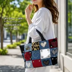 蘭*ん様 【最終セール】【極美品】シンクビー パッチワークトート