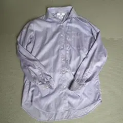 UNIQLO 薄紫 スリムフィットシャツ M 長袖 Yシャツ