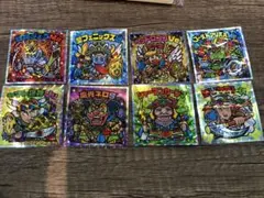 ヨ*ザ様 シークレット　セミコンプ　8枚セットヘッドだらけのビックリマン 40周