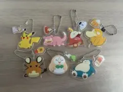 ポケモン コメダ珈琲コラボ アクリルキーホルダー 7個セット