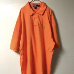 Polo by Ralph Lauren オレンジ ポロシャツ XXL