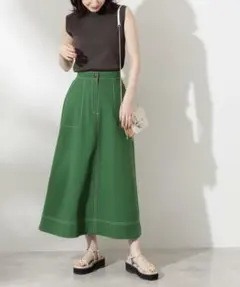 N. Natural Beauty Basic ステッチフレアスカート