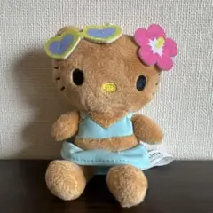 日焼けキティ　ぬいぐるみ　キーホルダー
